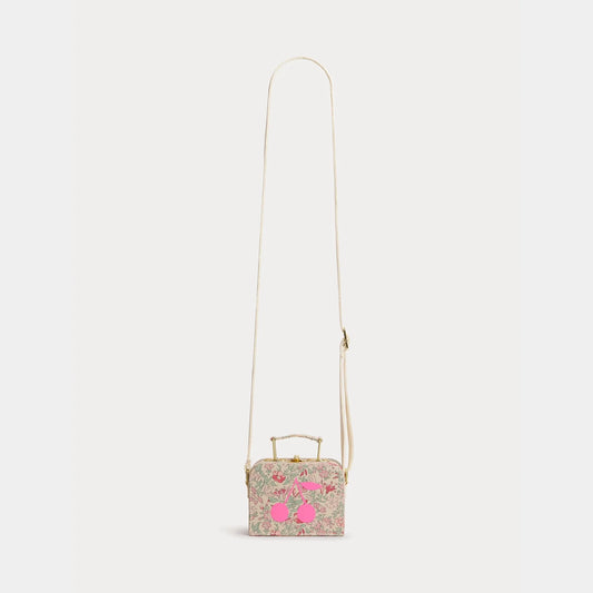 女童粉色碎花单肩包(12.5 x 9.5 x 5.5 cm)