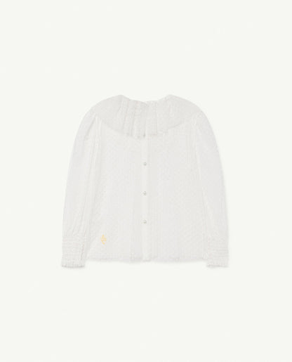 女童白色Logo上衣