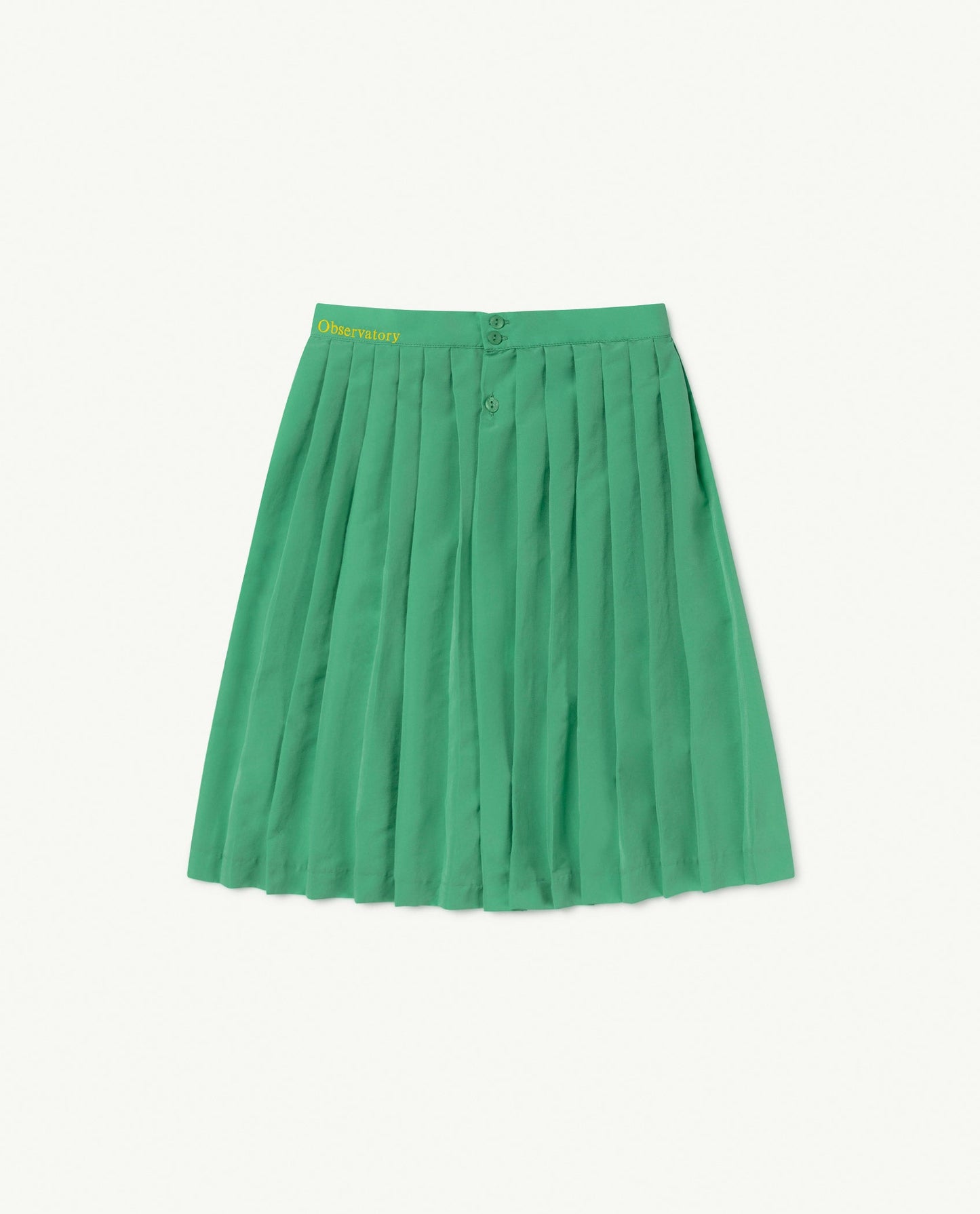 女童绿色Logo短裙