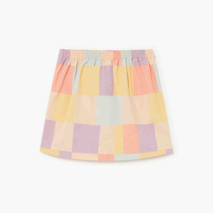 女童彩色Logo短裙