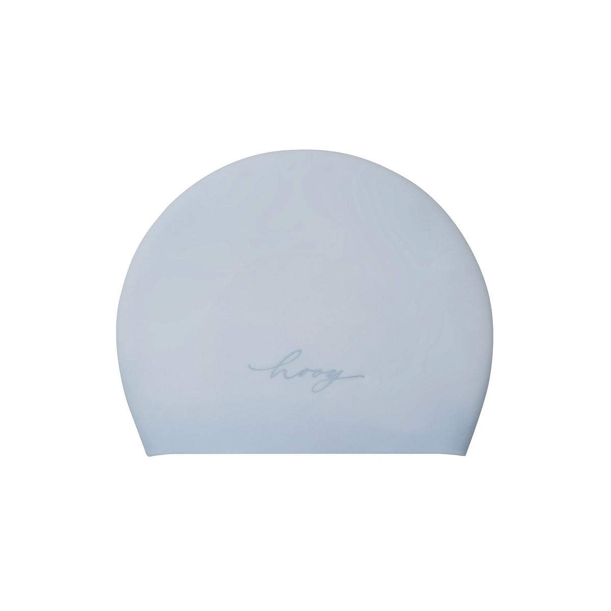 浅蓝色Logo硅胶泳帽