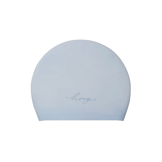 浅蓝色Logo硅胶泳帽