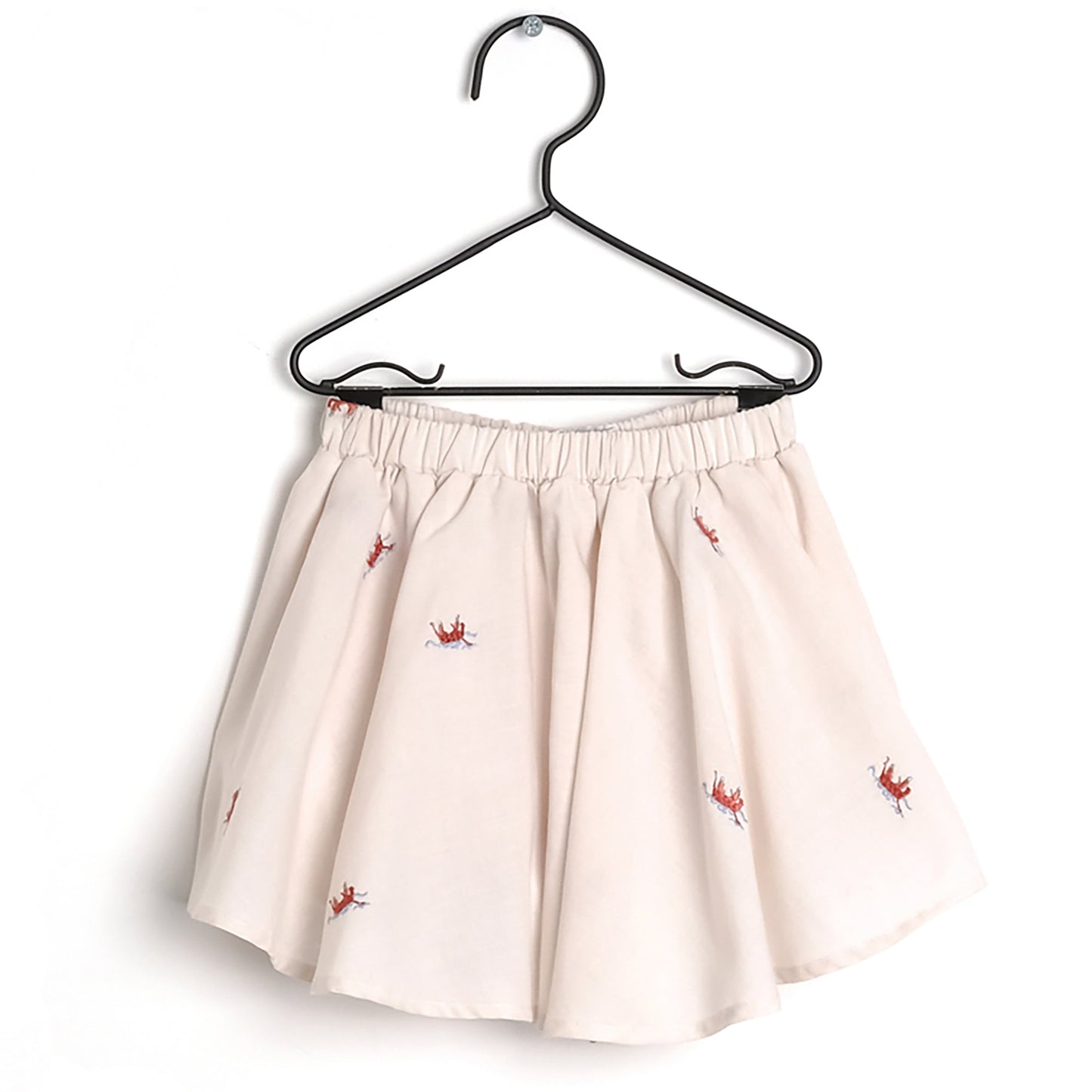 Baby Girls Light Pink Cotton Shorts