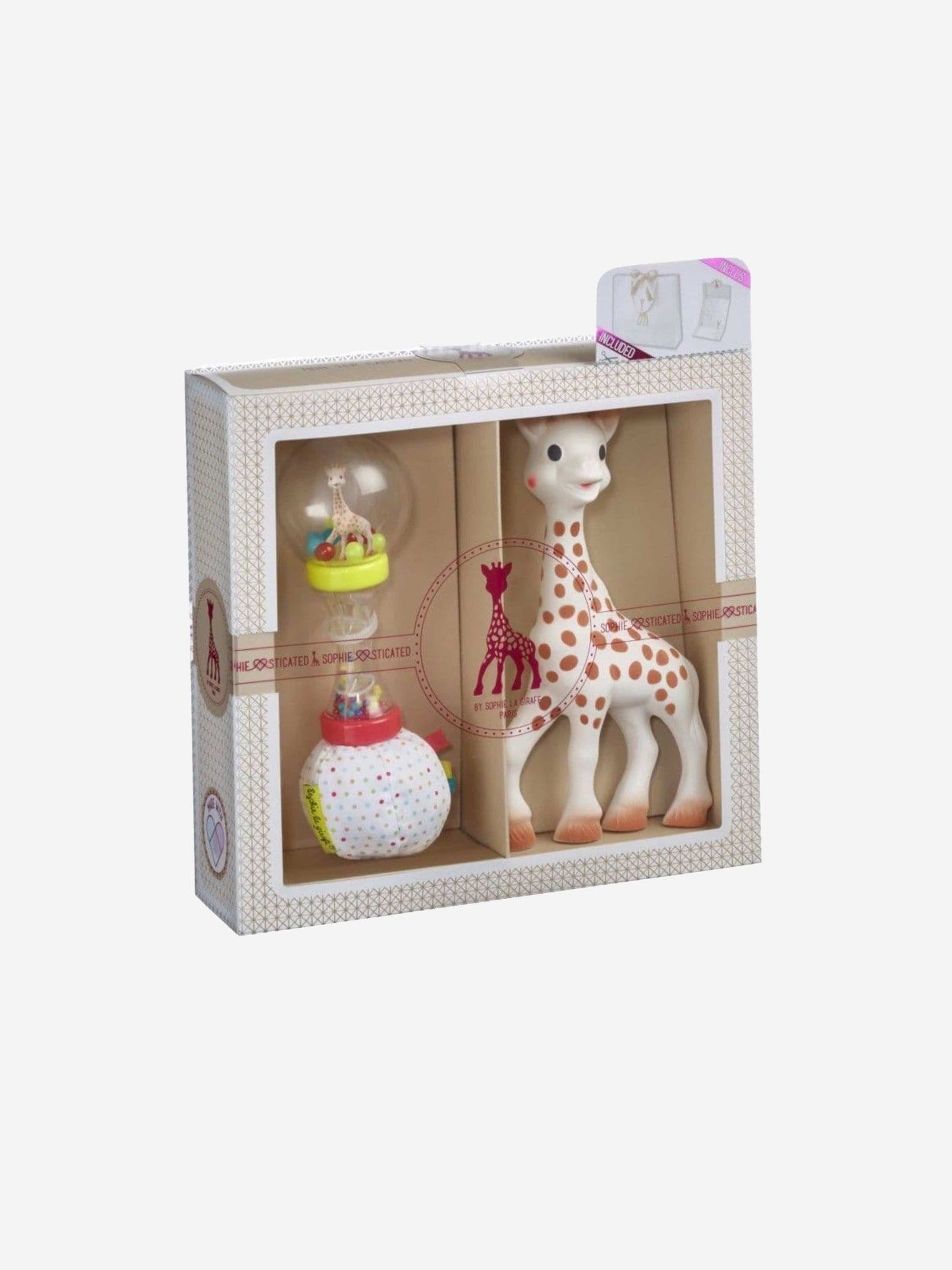 Sophie La Girafe Baby Sophiesticated - 多色马拉卡斯套装