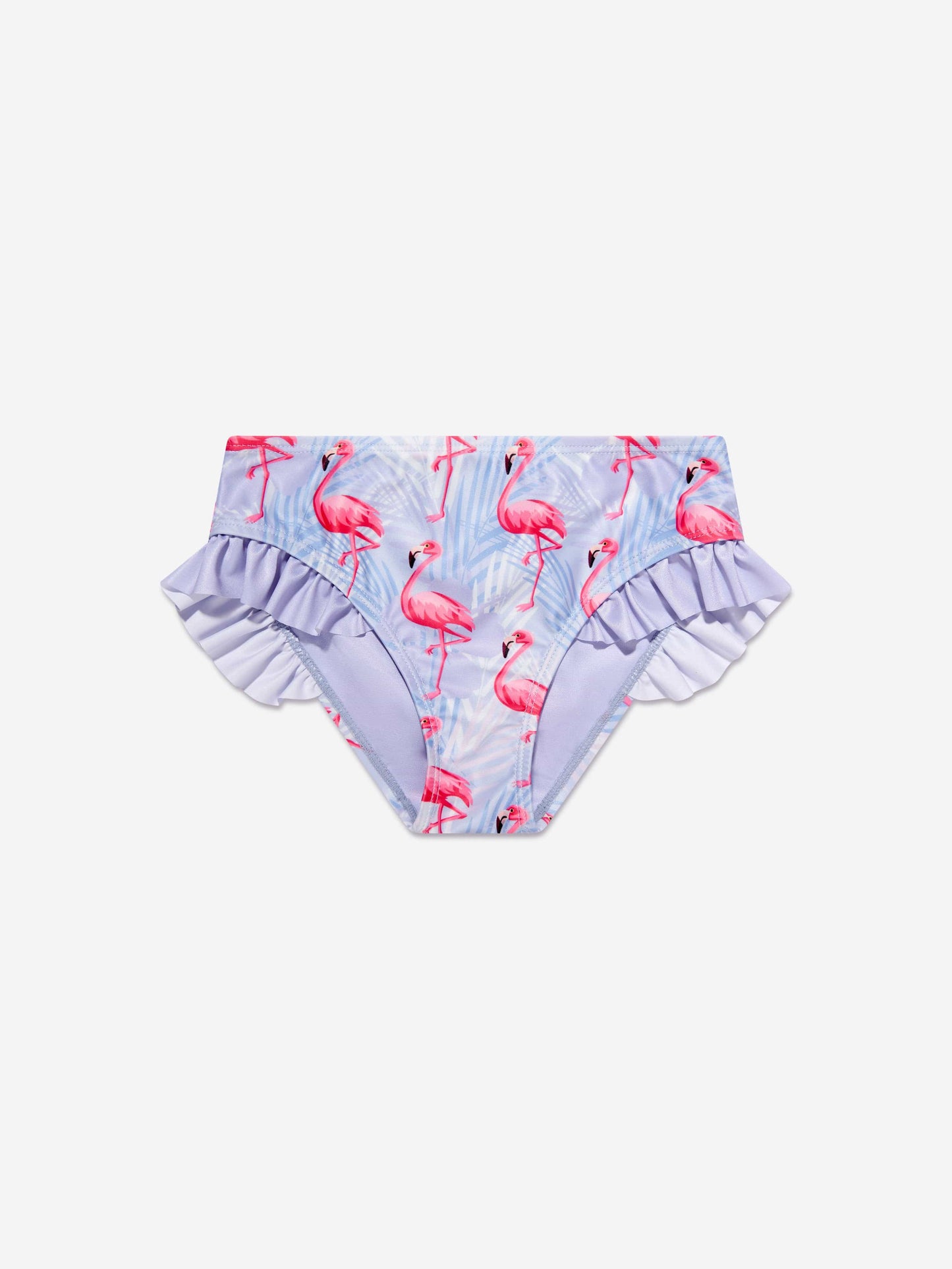 Soli Swim 女童火烈鸟防晒衣和短裤（UPF50+）紫色