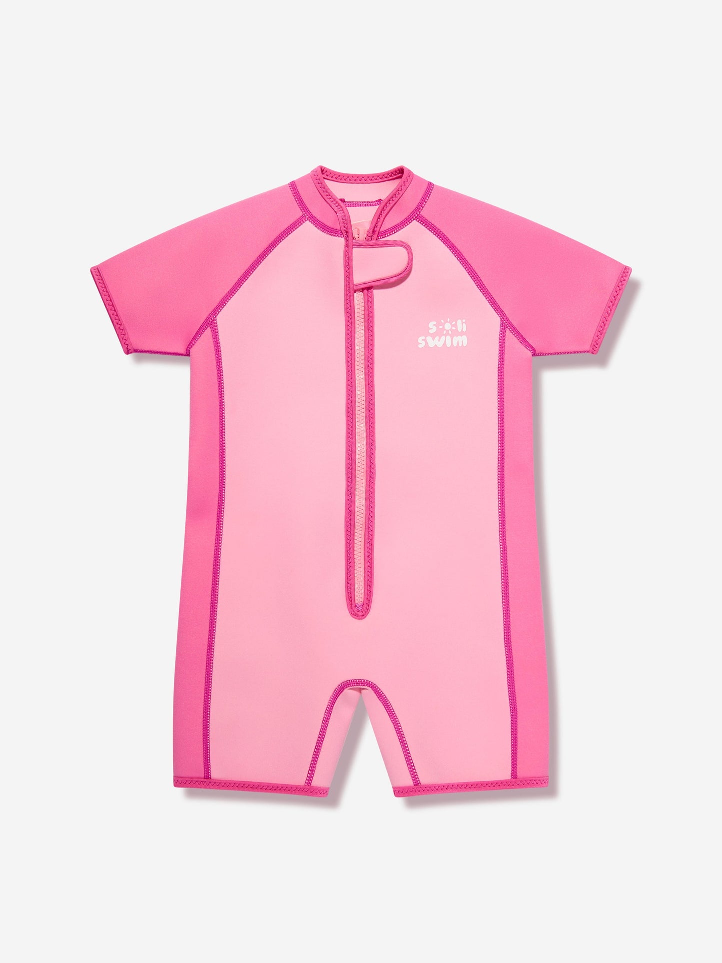 Soli Swim 女童防晒潜水服 (UPF50+) 粉色