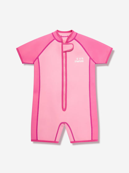 Soli Swim 女童防晒潜水服 (UPF50+) 粉色
