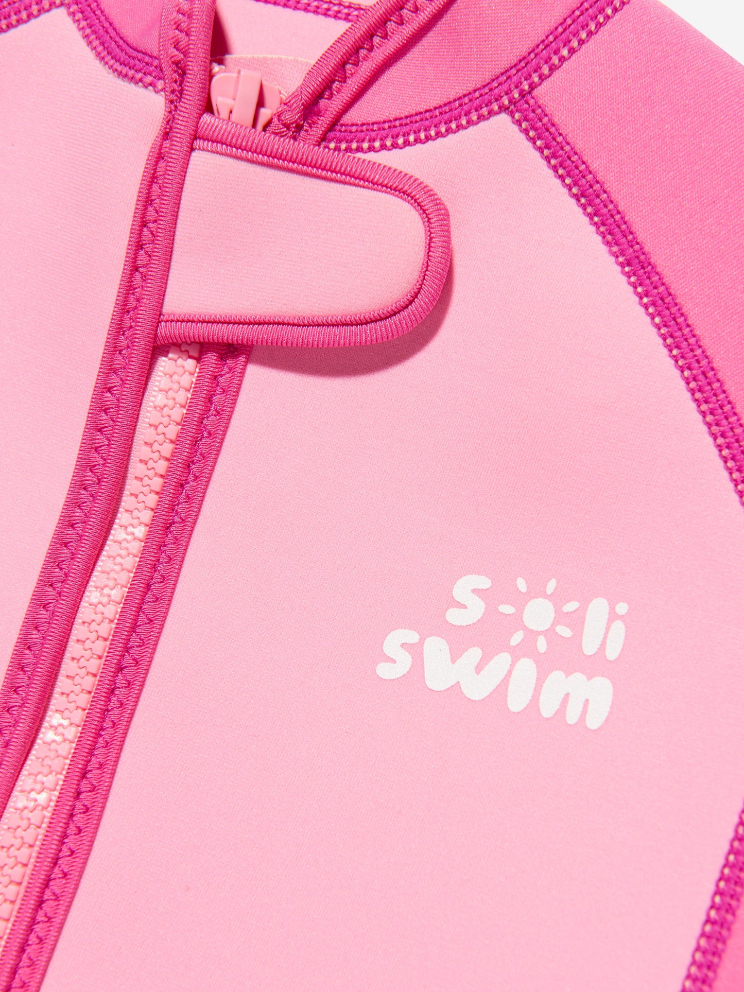 Soli Swim 女童防晒潜水服 (UPF50+) 粉色