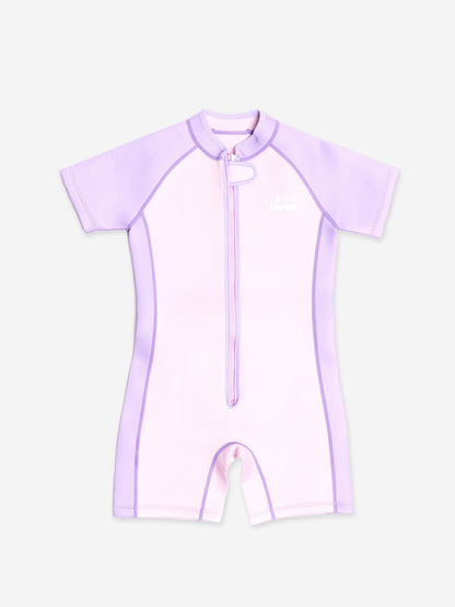 Girls Neoprene Wetsuit in Pink (UPF50+)