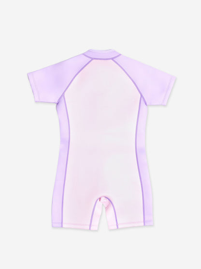 Girls Neoprene Wetsuit in Pink (UPF50+)