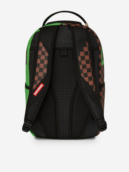 Sprayground Kids Money Bear DLXSV Backpack in Green (45.72 cm)