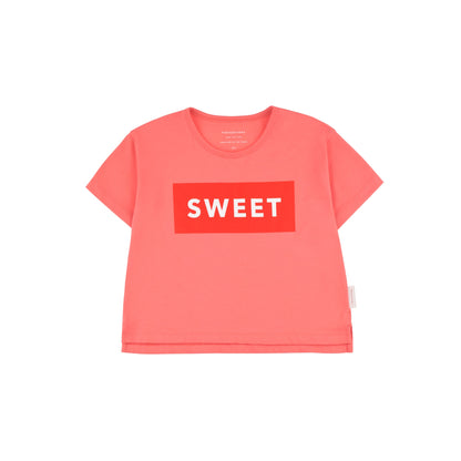 Girls Light Red Pima Cotton T-shirt