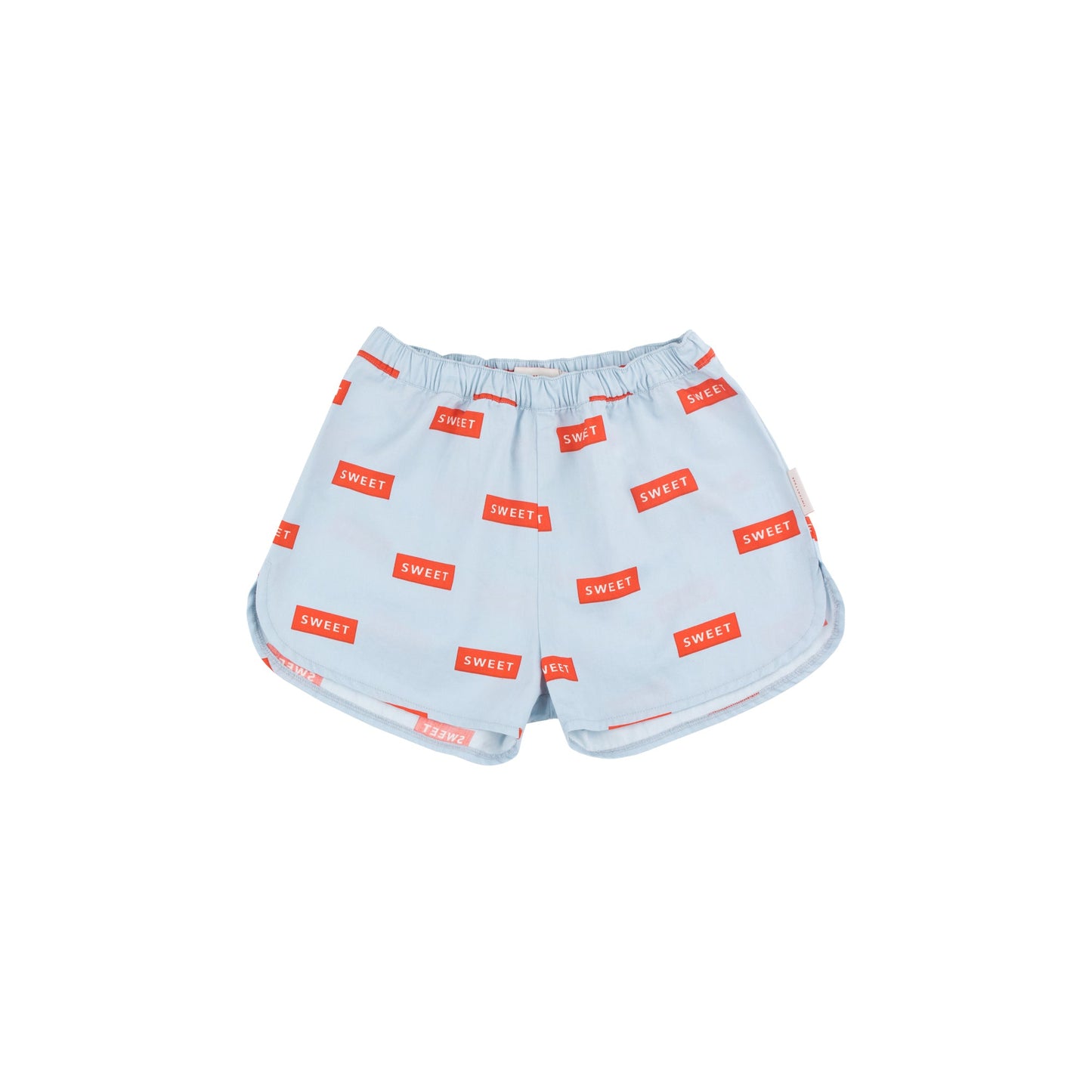 Boys & Girls Mild Blue Cotton Shorts