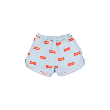 Boys & Girls Mild Blue Cotton Shorts