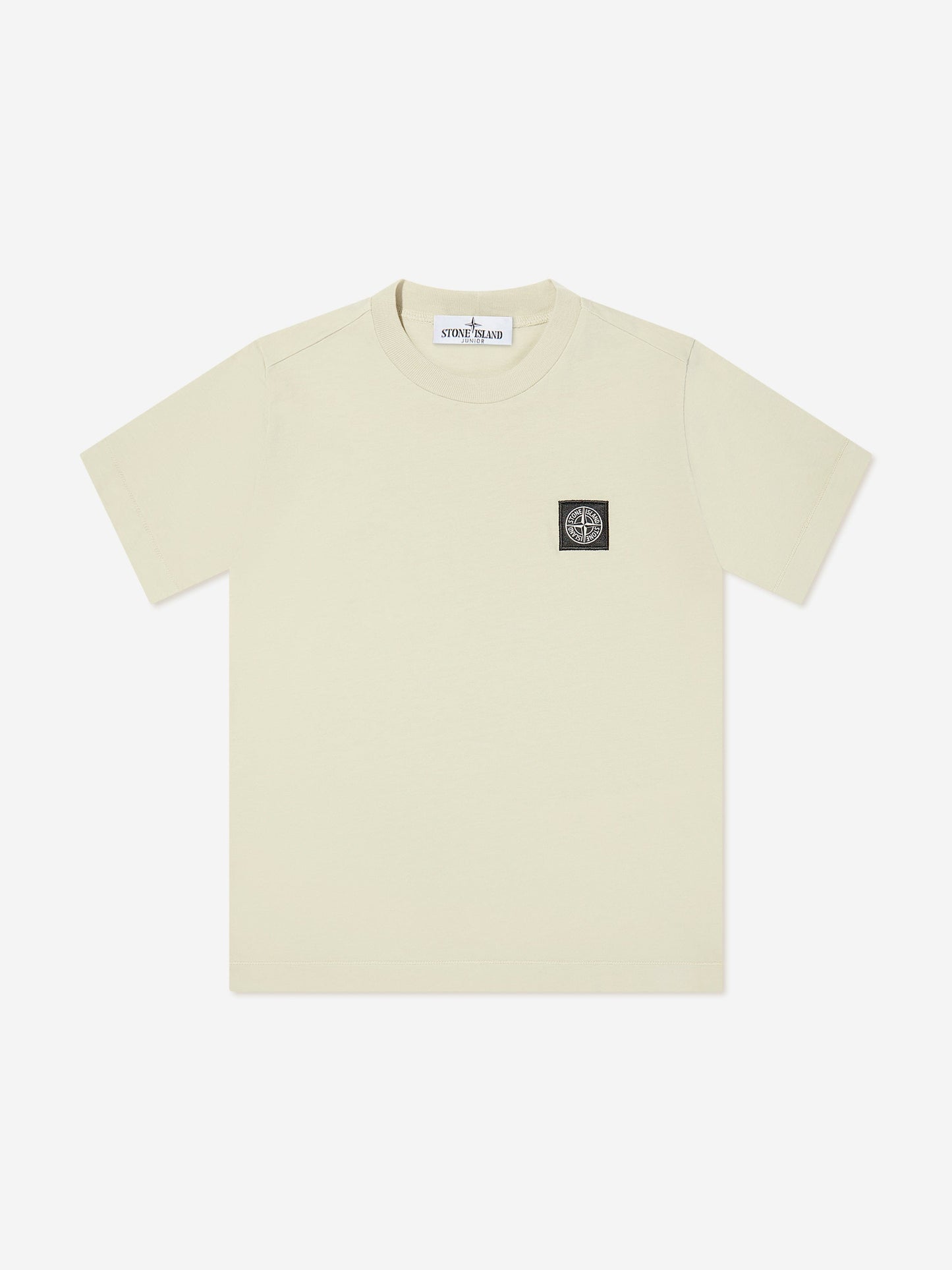 Boys Compass Logo T-Shirt in Beige