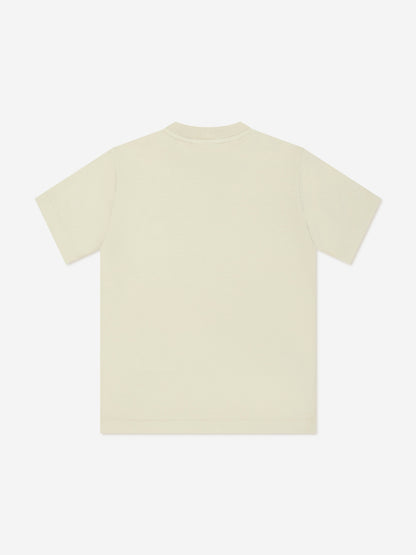 Boys Compass Logo T-Shirt in Beige