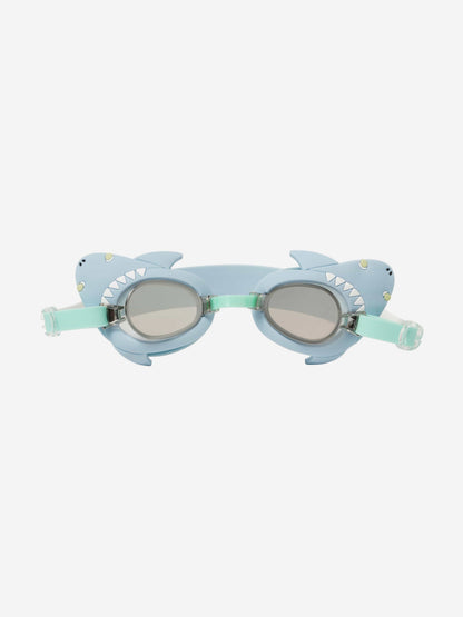 Sunnylife Kids Salty the Shark Mini Swim Goggles in Blue (22cm)
