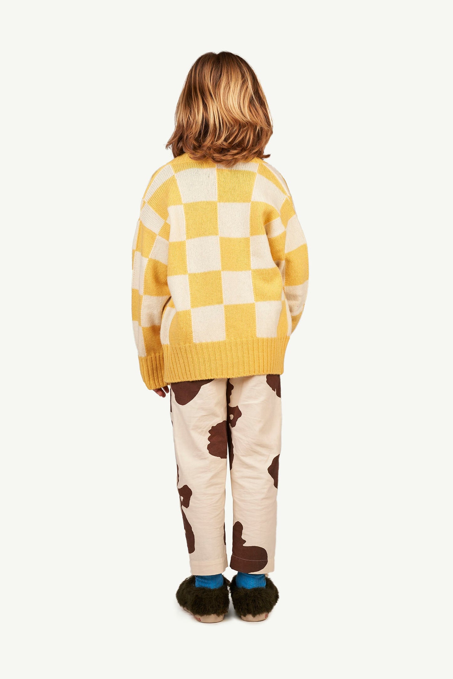 儿童白色棉长裤