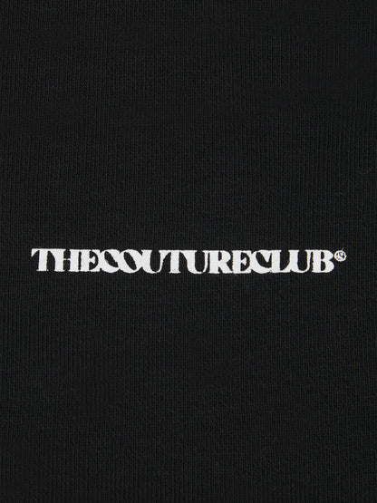Couture Club Kids Raw Seam 会员专用拉链上衣（黑色）