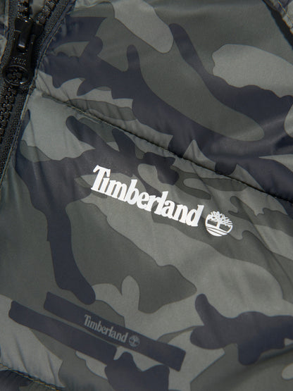 Timberland 男童迷彩羽绒夹克（绿色）
