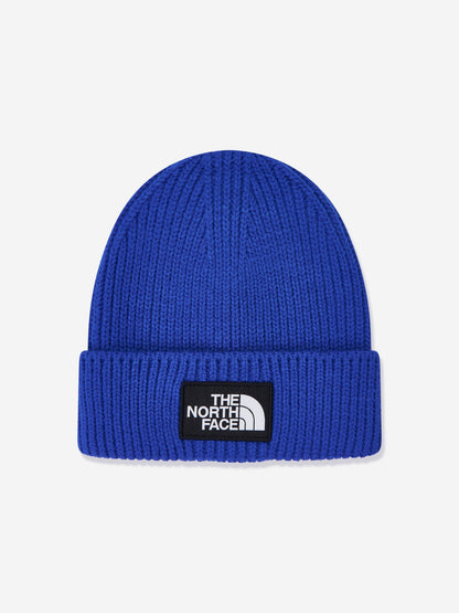 The North Face 儿童 TNF Box Logo 翻边 Benaie（蓝色）