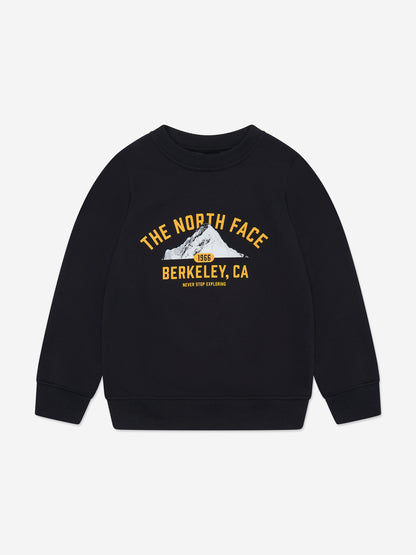 The North Face 儿童 Varsity Grahic 休闲运动衫（黑色）