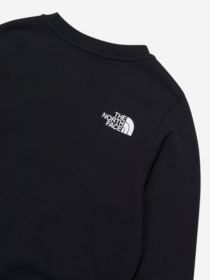 The North Face 儿童 Varsity Grahic 休闲运动衫（黑色）