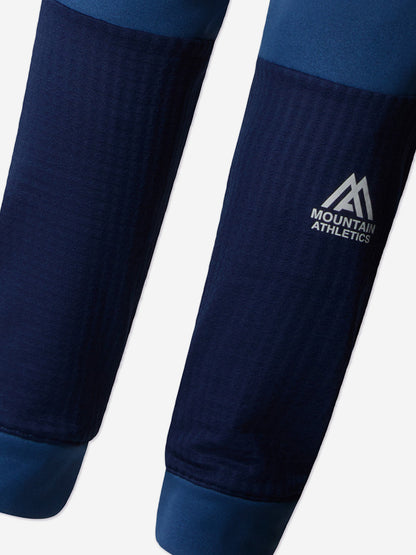 The North Face 男童蓝色 Mountain Athletics 慢跑裤