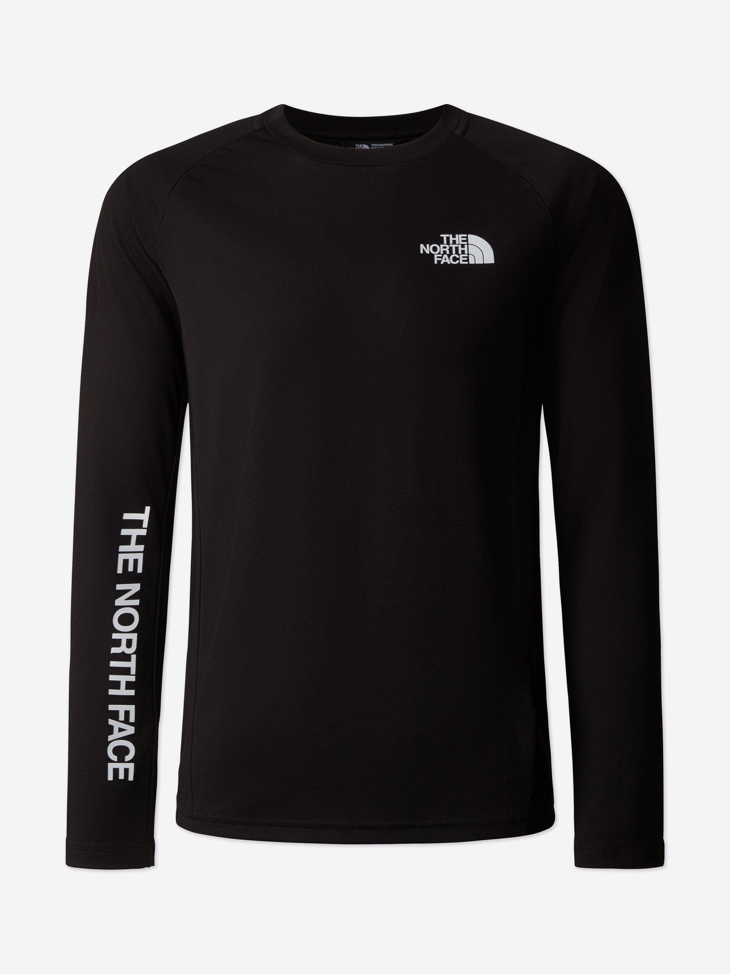 The North Face 儿童 Never Stop 长袖 T 恤（黑色）