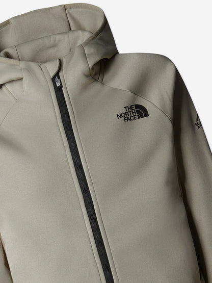 The North Face 男童 Mountain Athletics 全拉链连帽衫（米色）