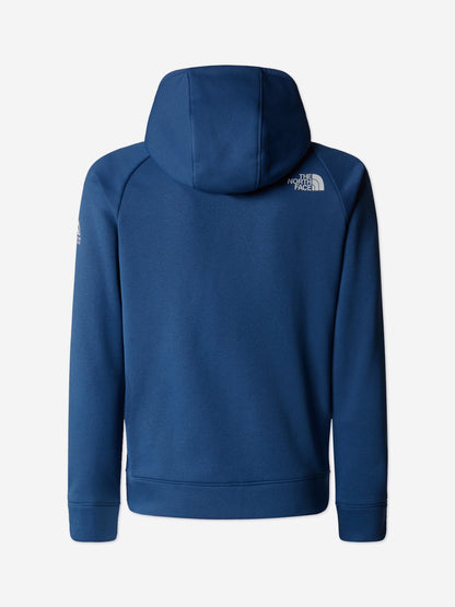 The North Face 男童蓝色 Mountain Athletics 全拉链连帽衫
