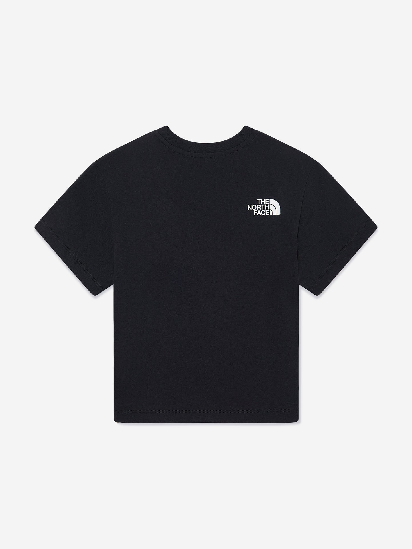 The North Face 儿童 Varsirty 图案超大 T 恤（黑色）