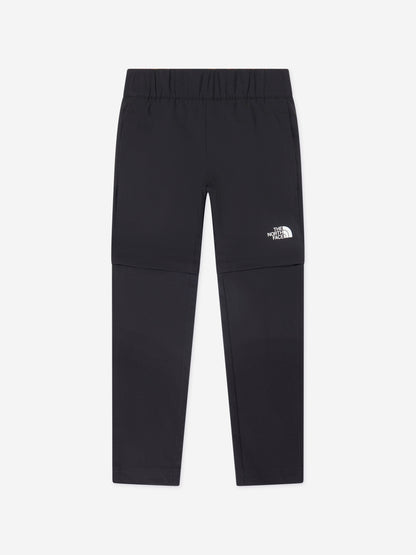The North Face 男童 Exploration 可变式长裤（黑色）