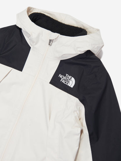 The North Face 儿童 Antora Triclimate 三合一夹克（白色）