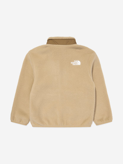 The North Face 男童 Yumiori 羊毛全拉链夹克（米色）