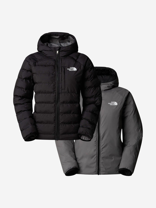 Boys Reversible Perrito Hooded Jacket in Black