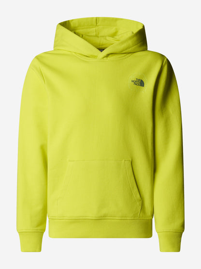Boys Graphic Relaxed Hoodie in Yellow