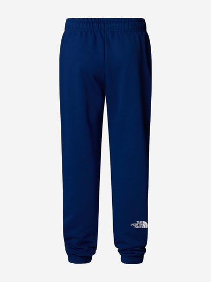 Kids Regular Tapered Joggers in Blue