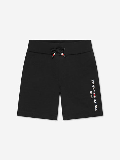Tommy Hilfiger 男童基本款运动短裤（黑色）