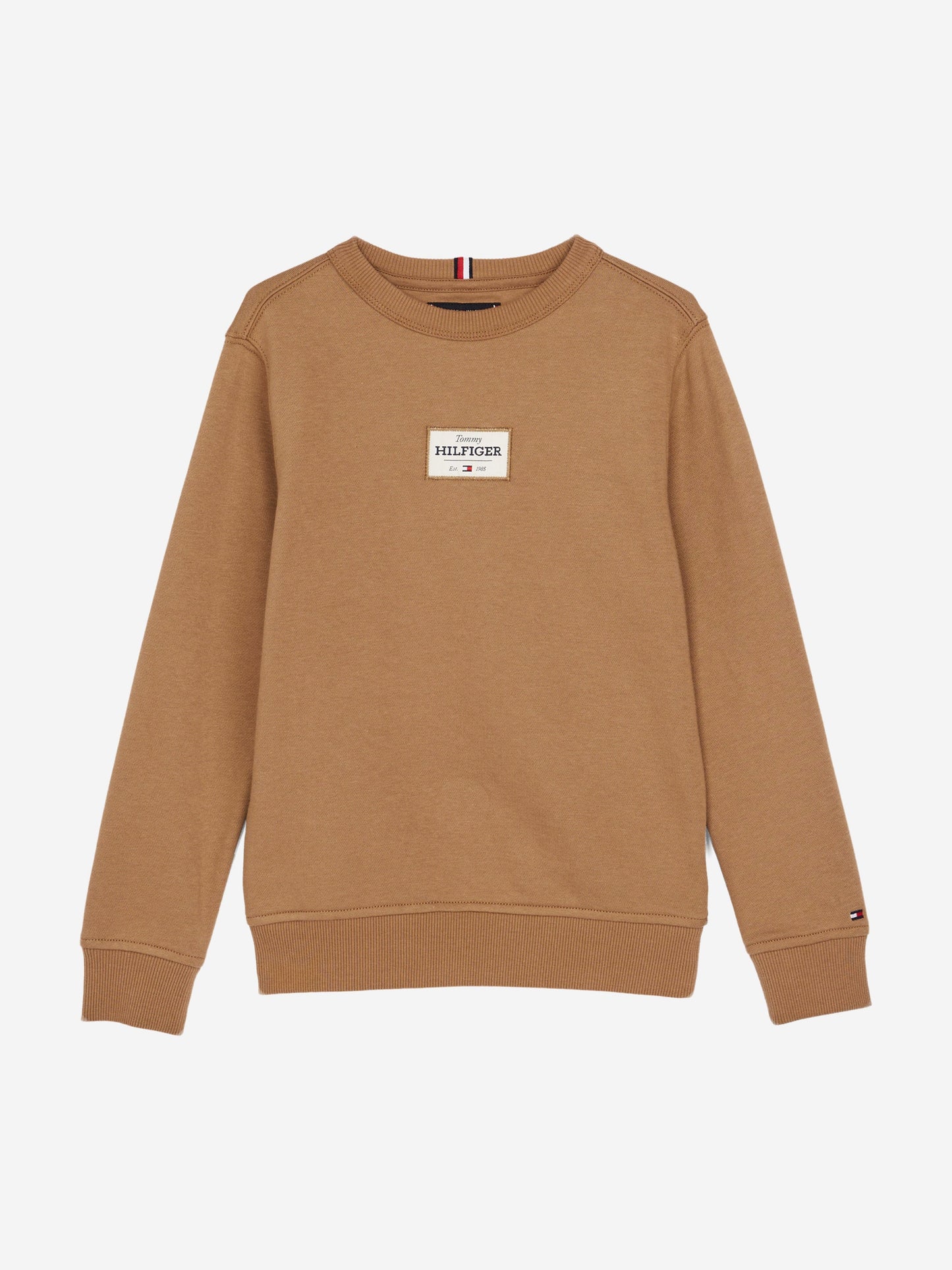 Boys Monotype 1985 Label Sweatshirt in Brown