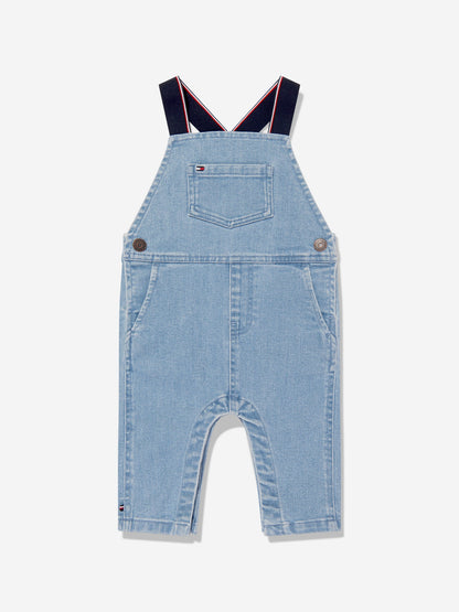 Tommy Hilfiger Baby Boys Denim Dungaree Set in Blue