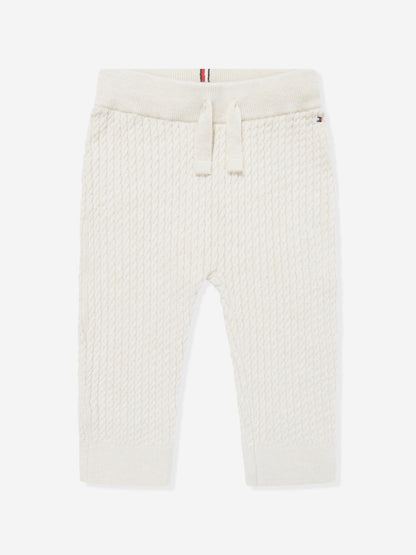 Baby Cable Knit Gift Set in Beige