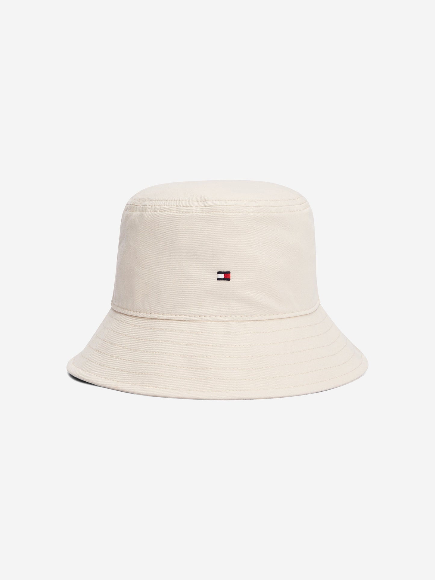 Tommy Hilfiger Kids Small Flag Bucket Hat in Beige