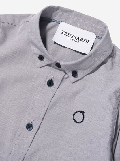 Trussardi 男童 Rahill 衬衫（灰色）