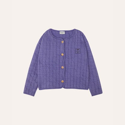 儿童蓝紫色棉服
