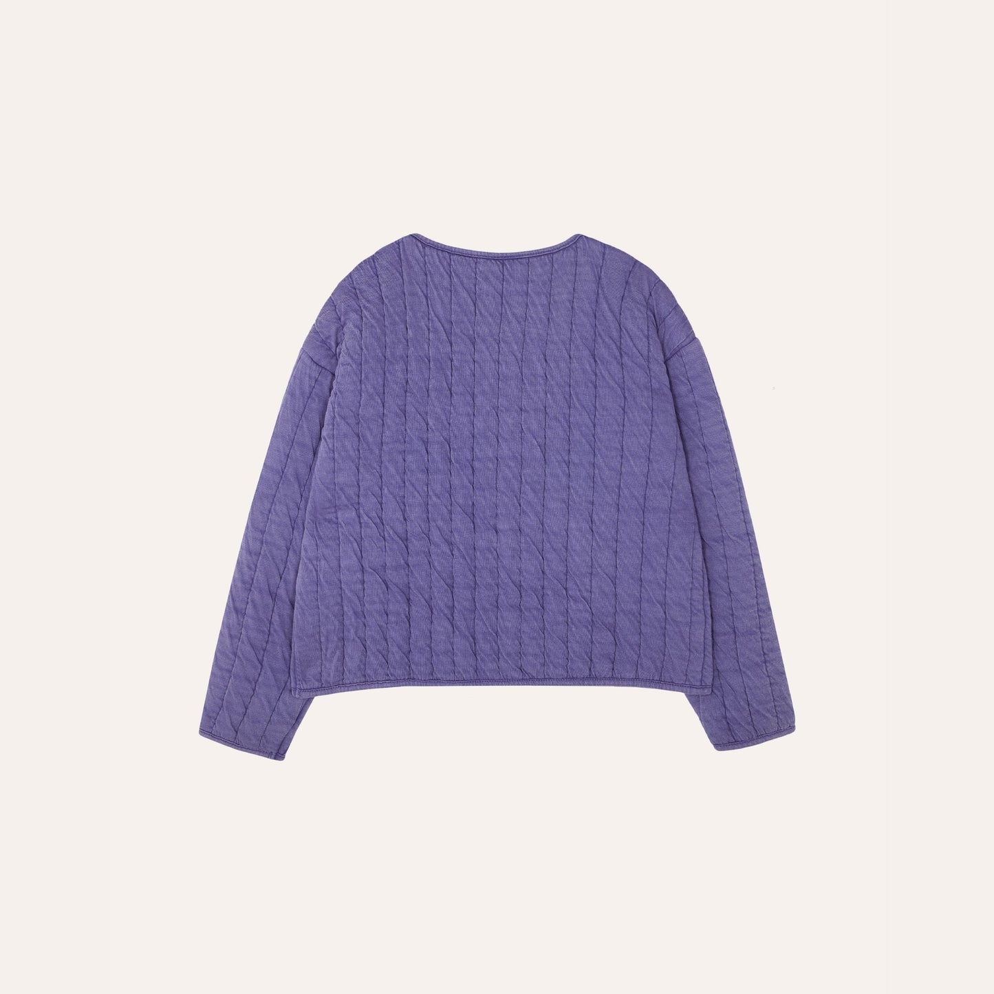 儿童蓝紫色棉服