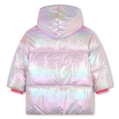 女童玫瑰粉棉服