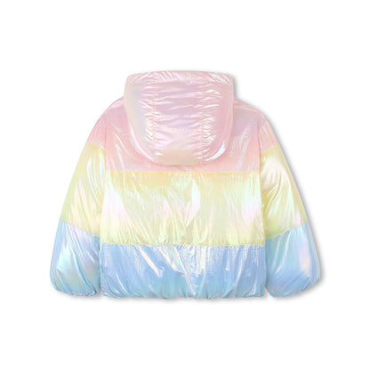 女童彩色棉服