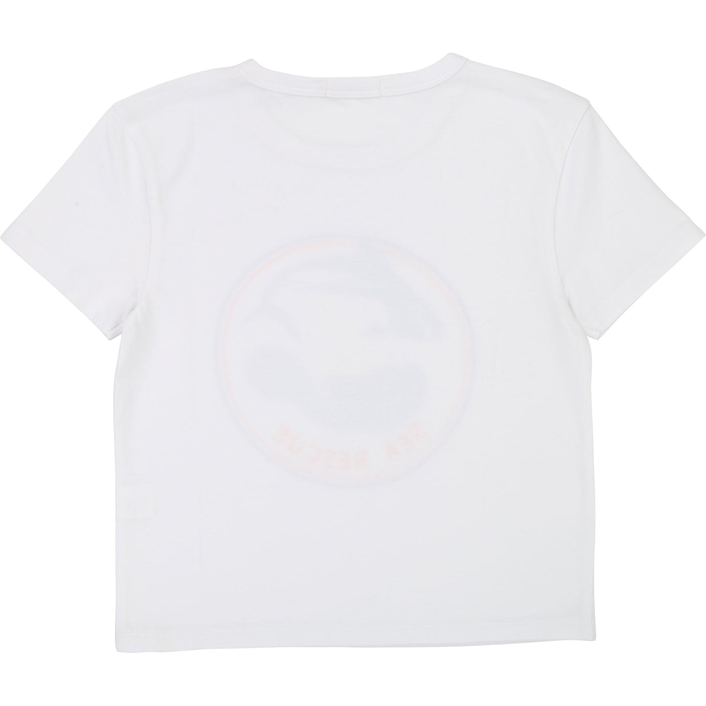 Boys White Cotton T-shirt