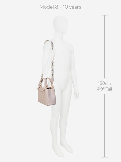 Valentino 女童 Zero Re 手提包 粉色（20 厘米）